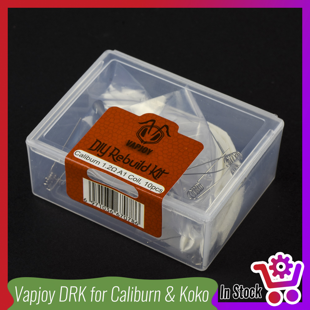 Accessories For Vaping - オリジナルのvapjoydiyリビルドキット,caliburnkokoの交換用コイルヘッドポッドカートリッジ修理ツールvapeアクセサリー