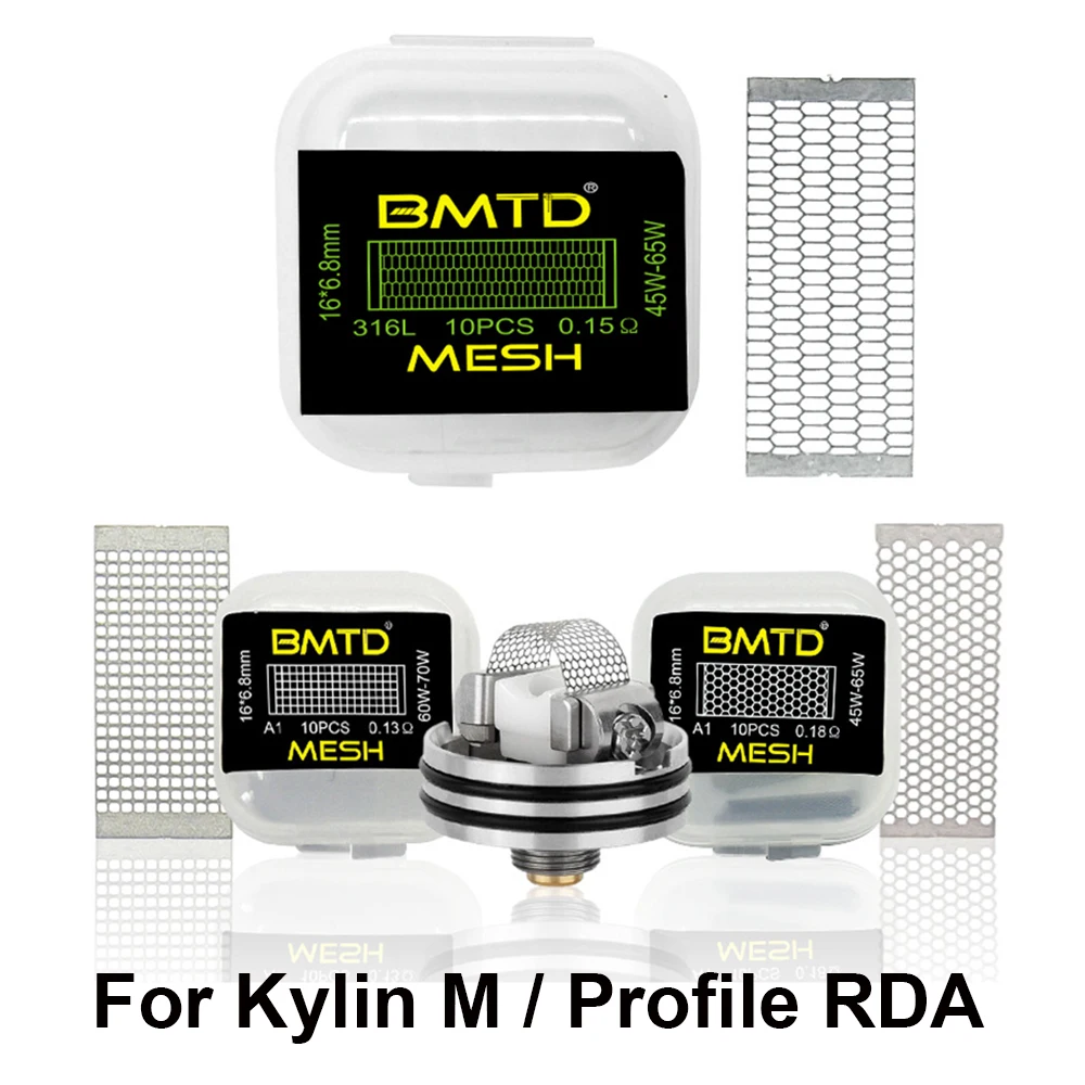 Stainless Wire Ss316 - Krinm rta wotofo profile rda用の10ピース/箱bmtd prebuilt