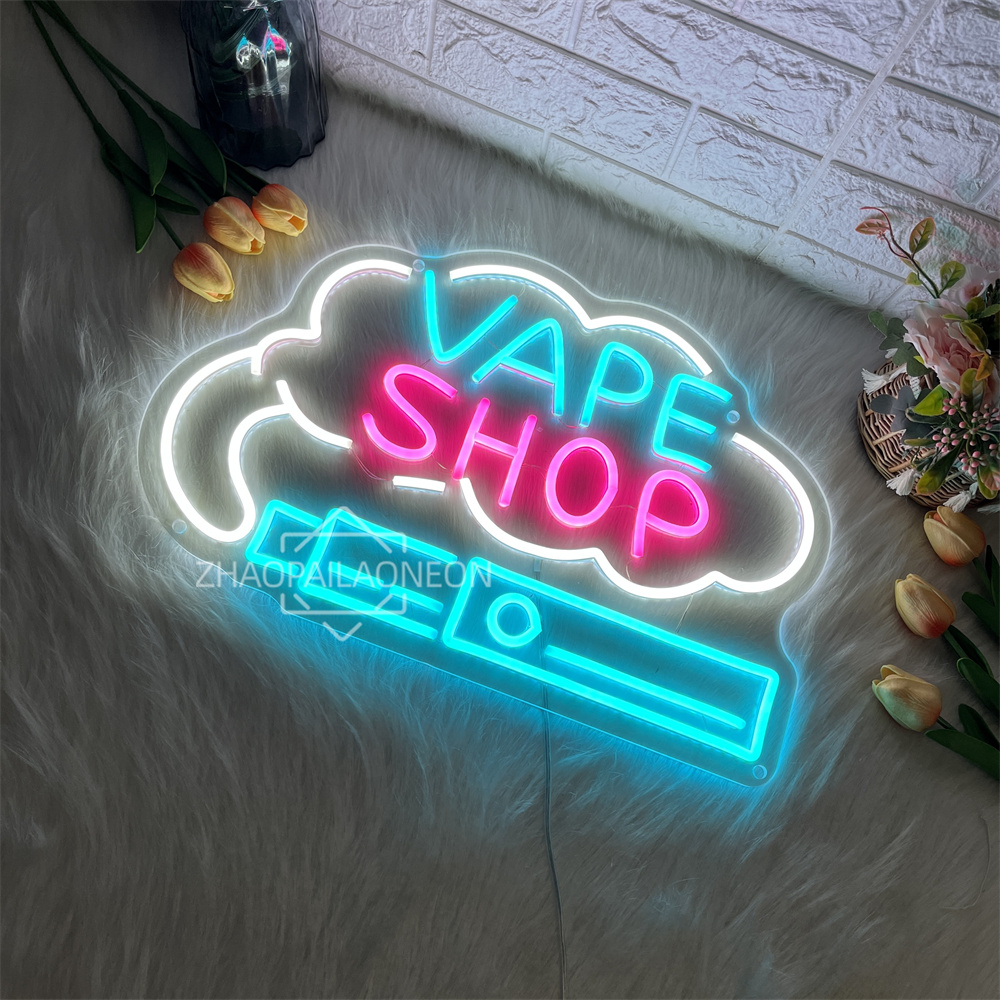 VAPE SHOP LEDネオンサイン 壁飾り パーティー  - Vaping Shop のレビューと価格