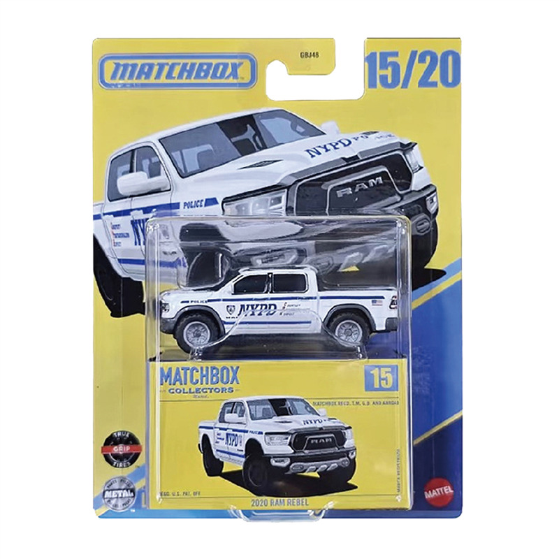 オリジナル マテル マッチボックス 1/64 NYPD 20 - Battery Case Storage のレビューと価格