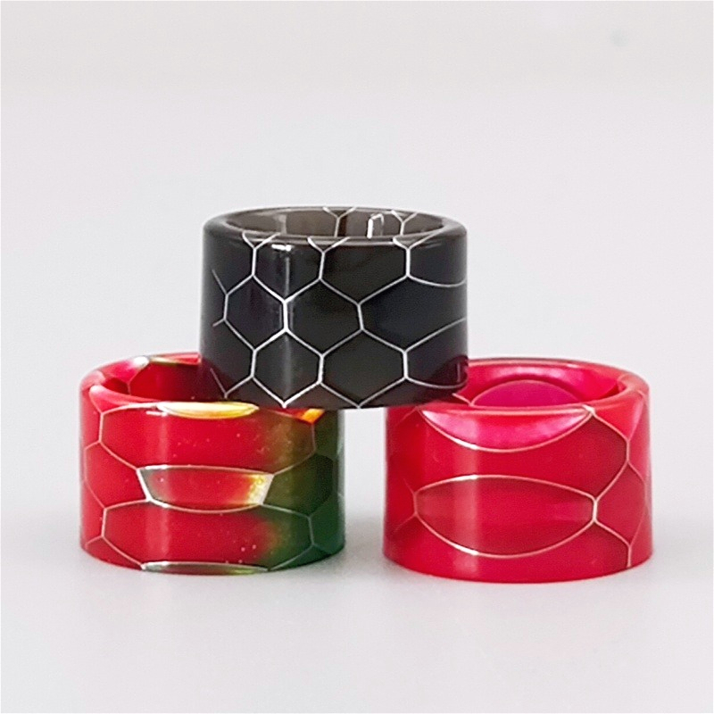 1PC スネークスキン樹脂プッシュインドリップチップ TFV - Drip Tip Resin のレビューと価格