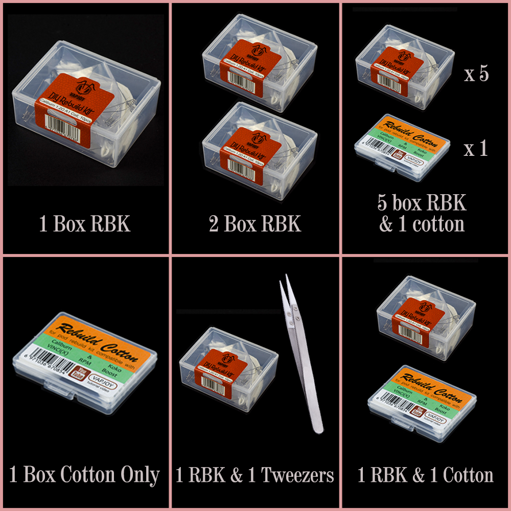 オリジナルのvapjoydiyリビルドキット,calibur - Accessories For Vaping のレビューと価格