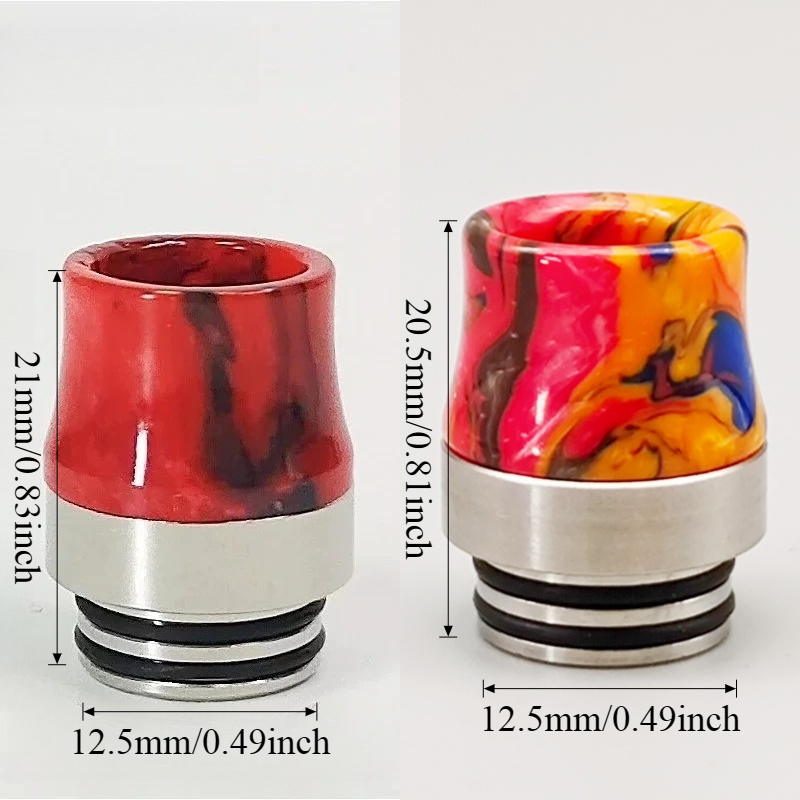 1PC/2PCS 810 ドリップチップステンレス鋼樹脂製ア - Drip Tip Resin のレビューと価格