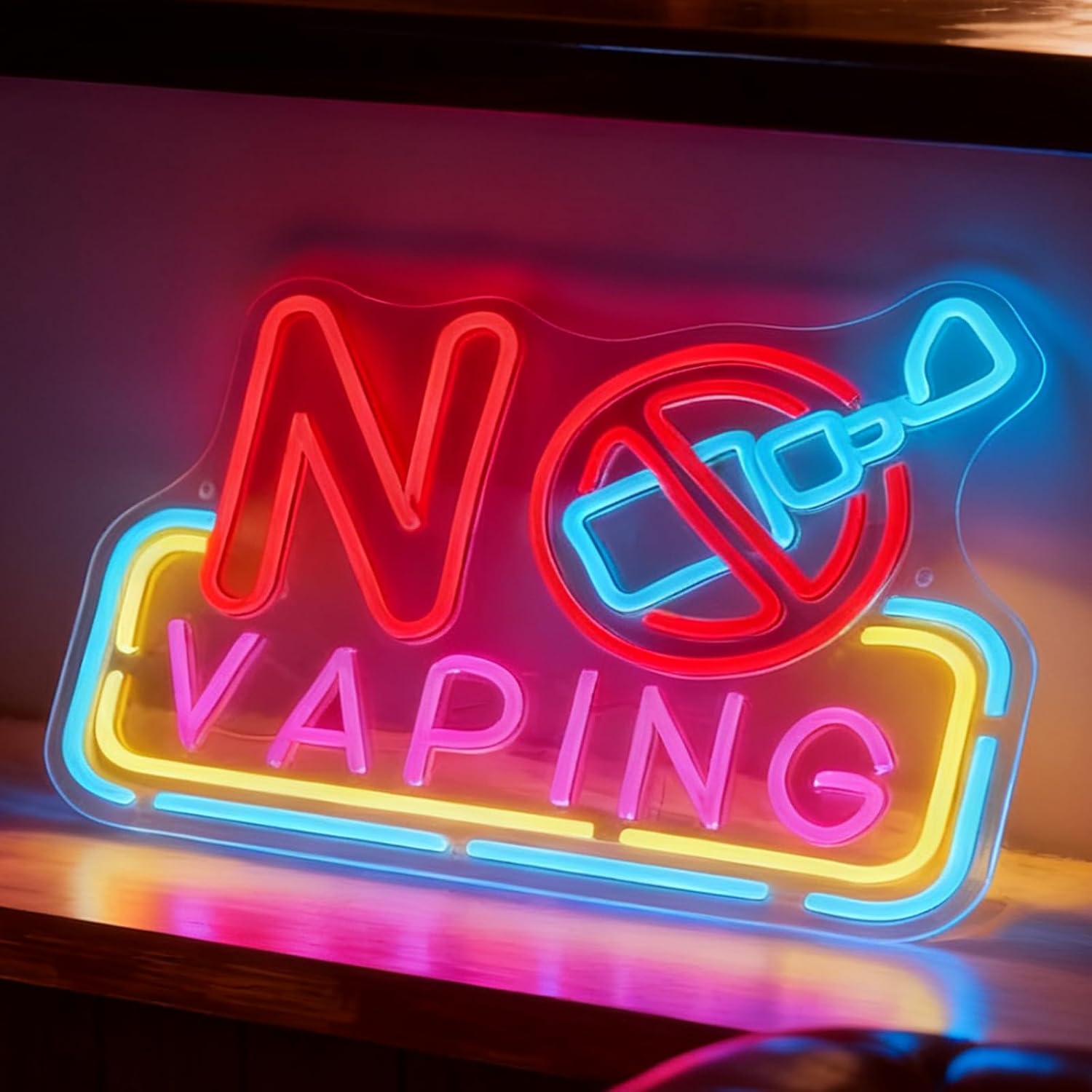 No Vaping LEDネオンサイン USB電源ネオンライ - Vaping Shop のレビューと価格